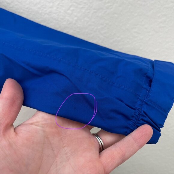 Adidas Scorch Clima Proof Kansas University Jayhawks Windbreaker Jacket Mens XS - Picture 4 of 10